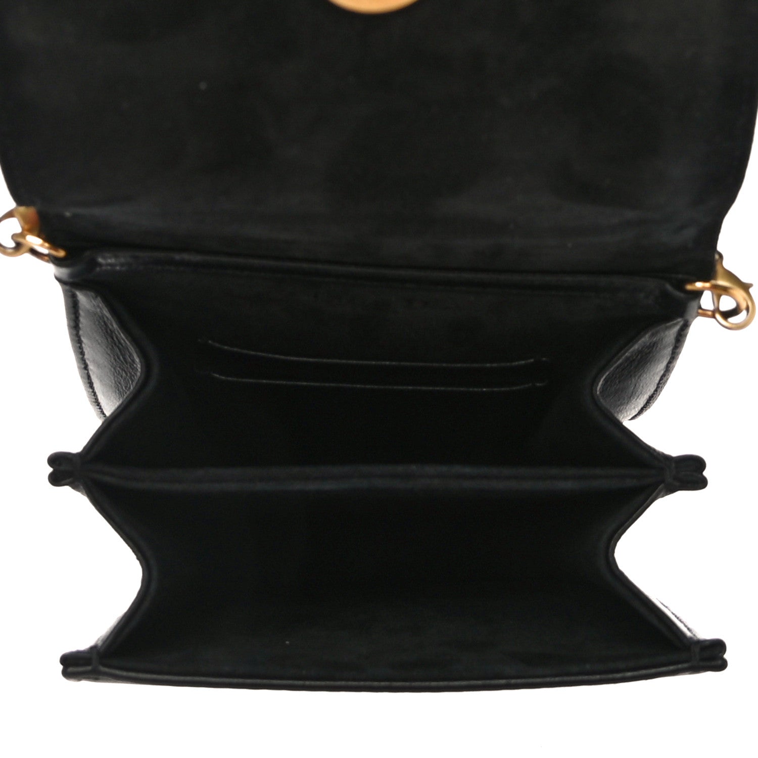 Christian Dior Lambskin Studded Vertical Diorama Black 5 of 9