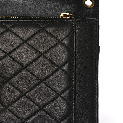 Saint Laurent Lambskin Quilted Mini Gaby Satchel Black 9 of 9