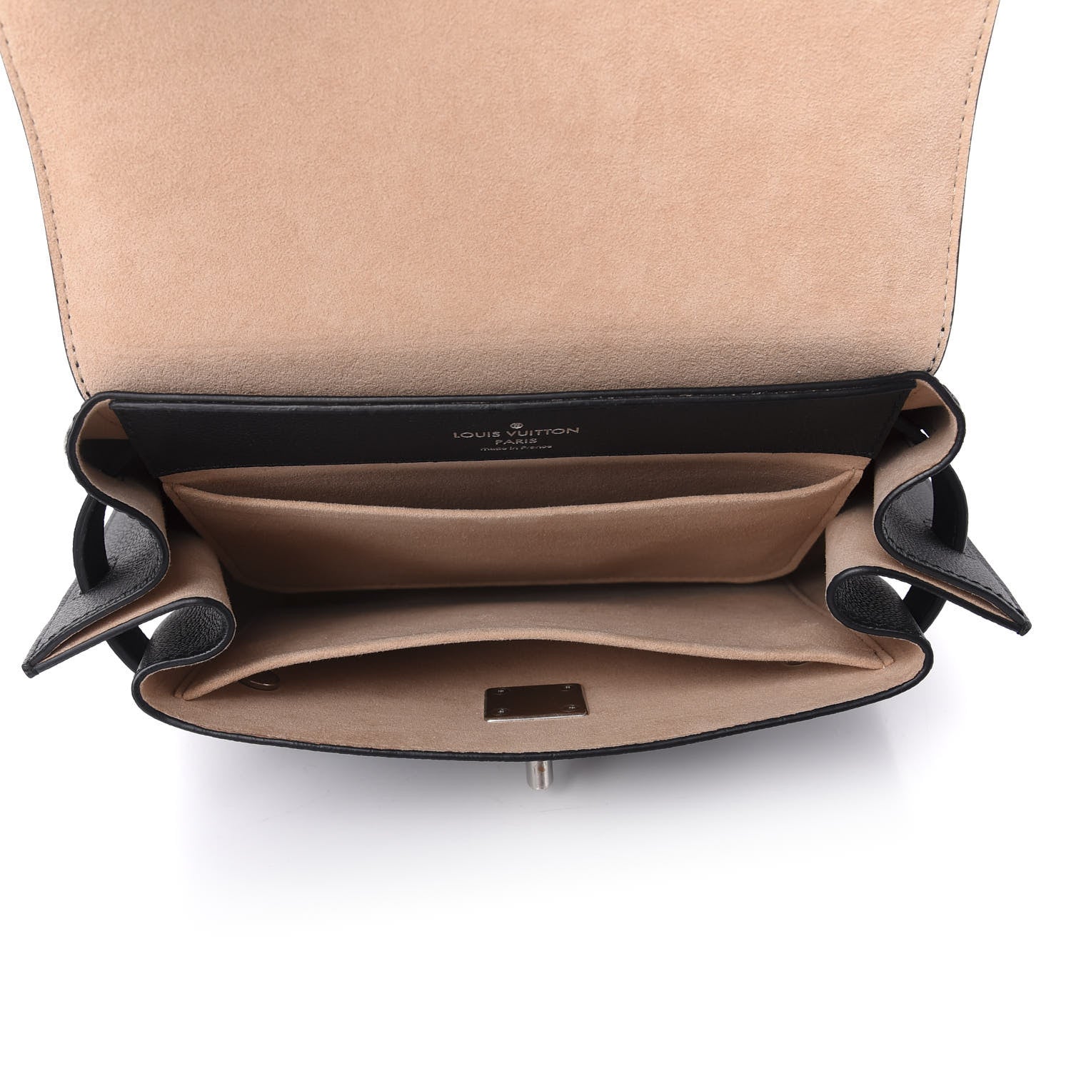 Louis Vuitton Calfskin Lockme Ever BB Black 6 of 12