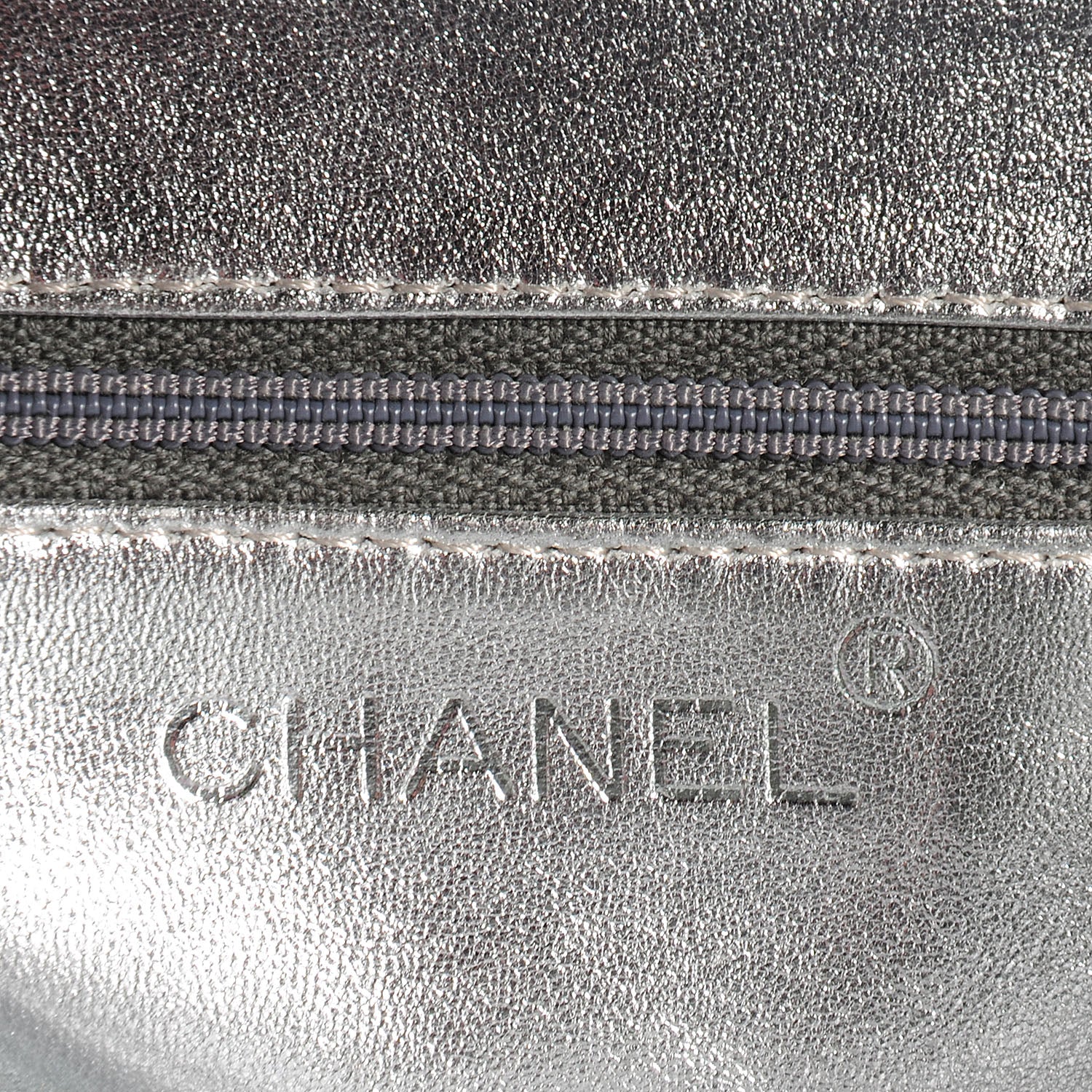 Chanel Satin Quilted CC Kiss Lock Evening Bag Black 6 of 8