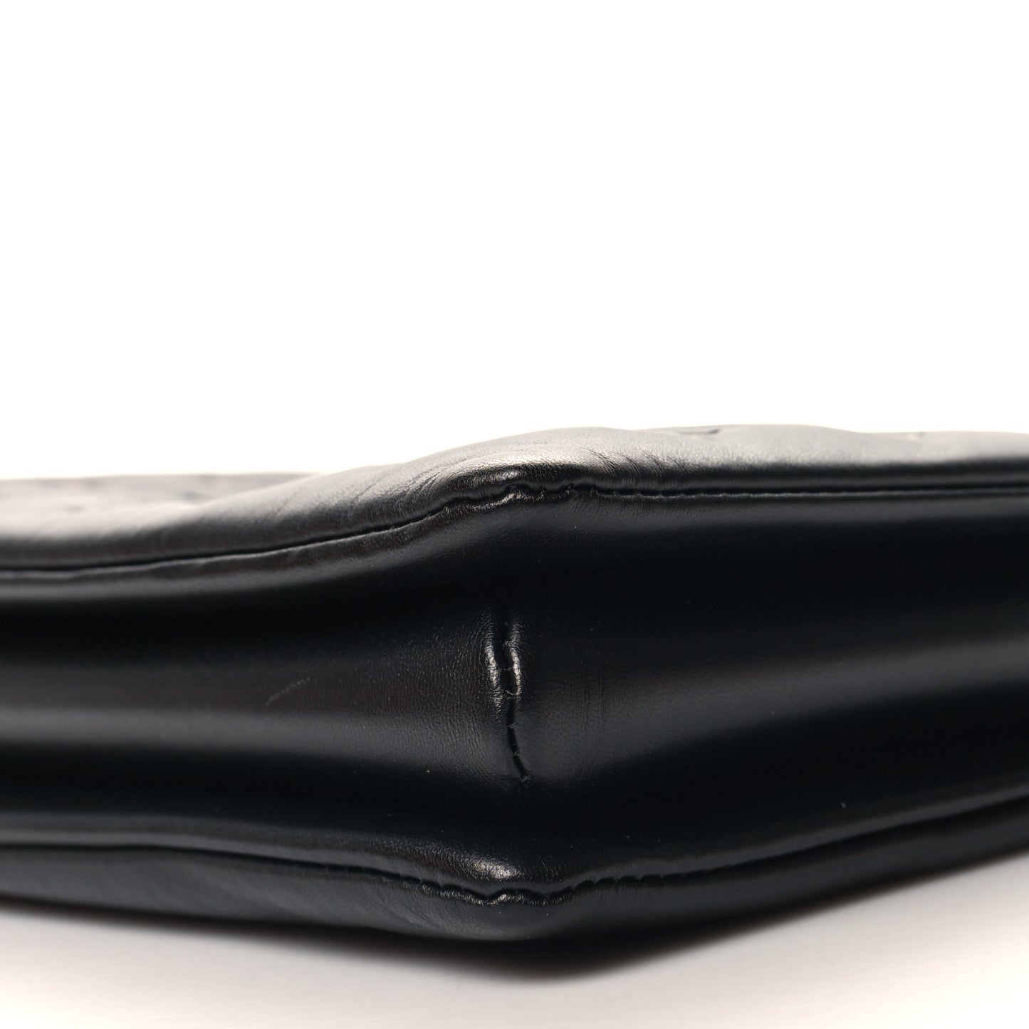 Lambskin Embossed Monogram LV Ski Coussin PM Black Multicolor
