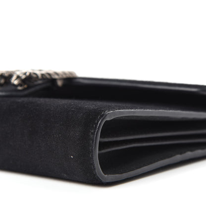 Gucci Suede Mini Dionysus Chain Wallet Black 7 of 11