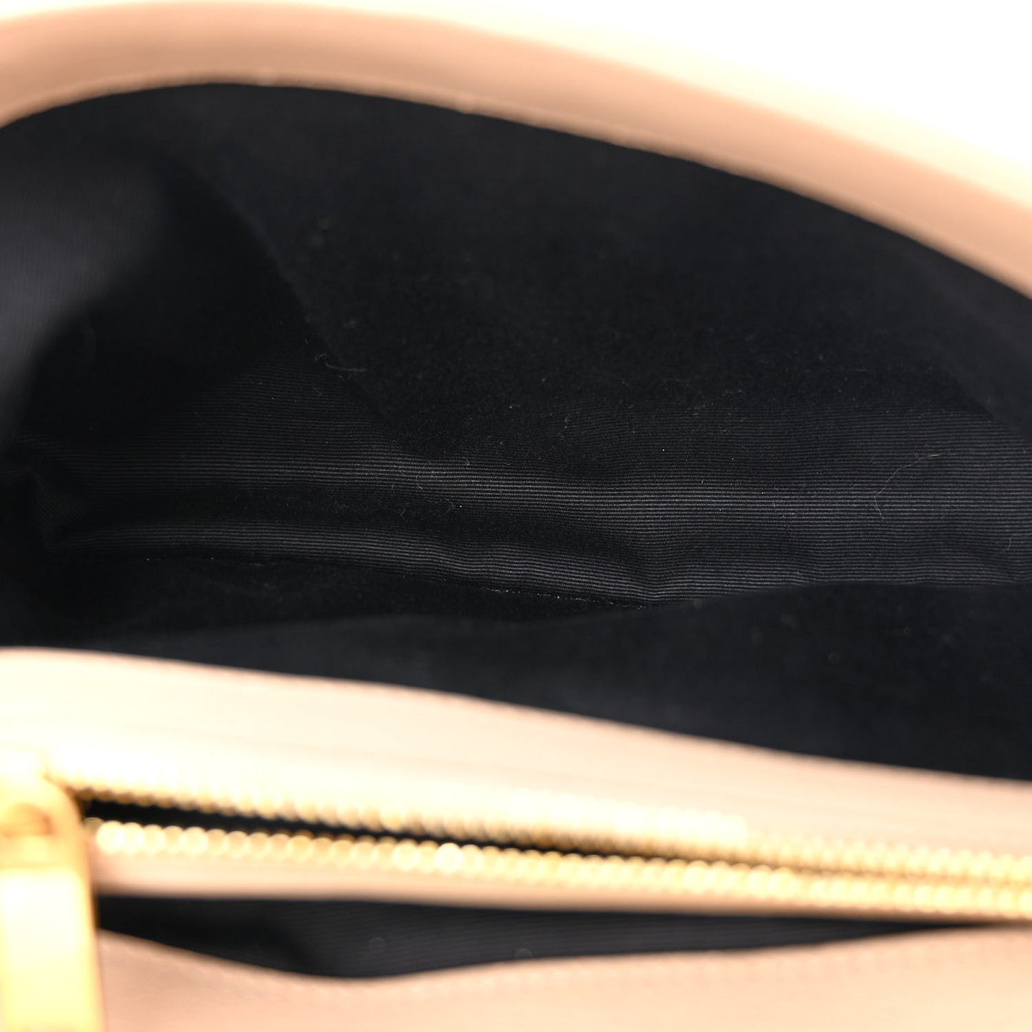 Sheepskin Matelasse Chevron Monogram Medium College Bag Dark Beige