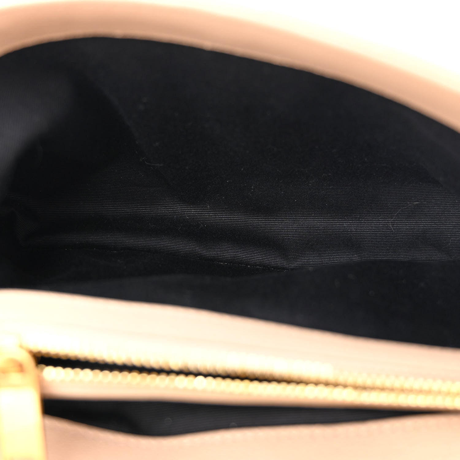 Saint Laurent Sheepskin Matelasse Chevron Monogram Medium College Bag Dark Beige 5 of 11