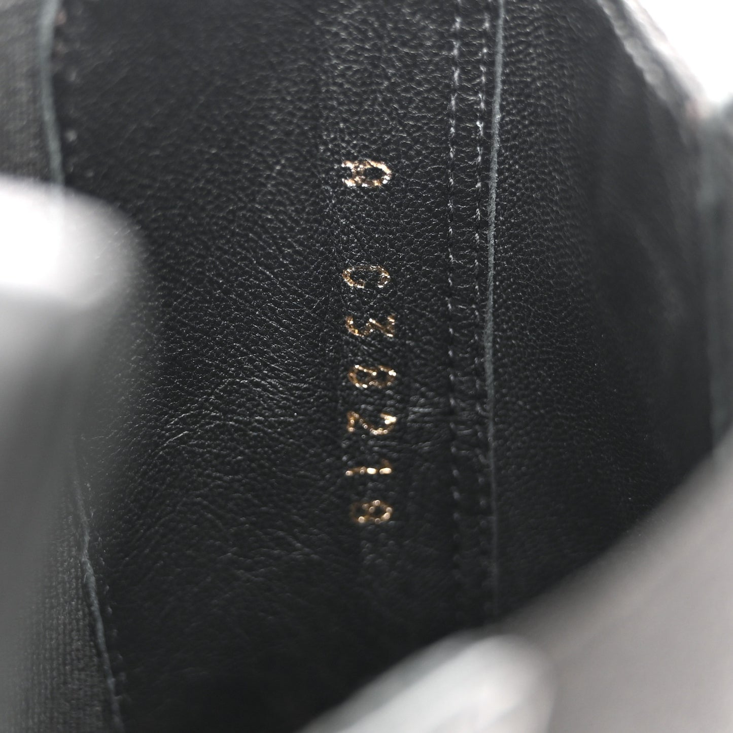 Crumpled Calfskin Patent Cap Toe Short Boots 39.5 Black
