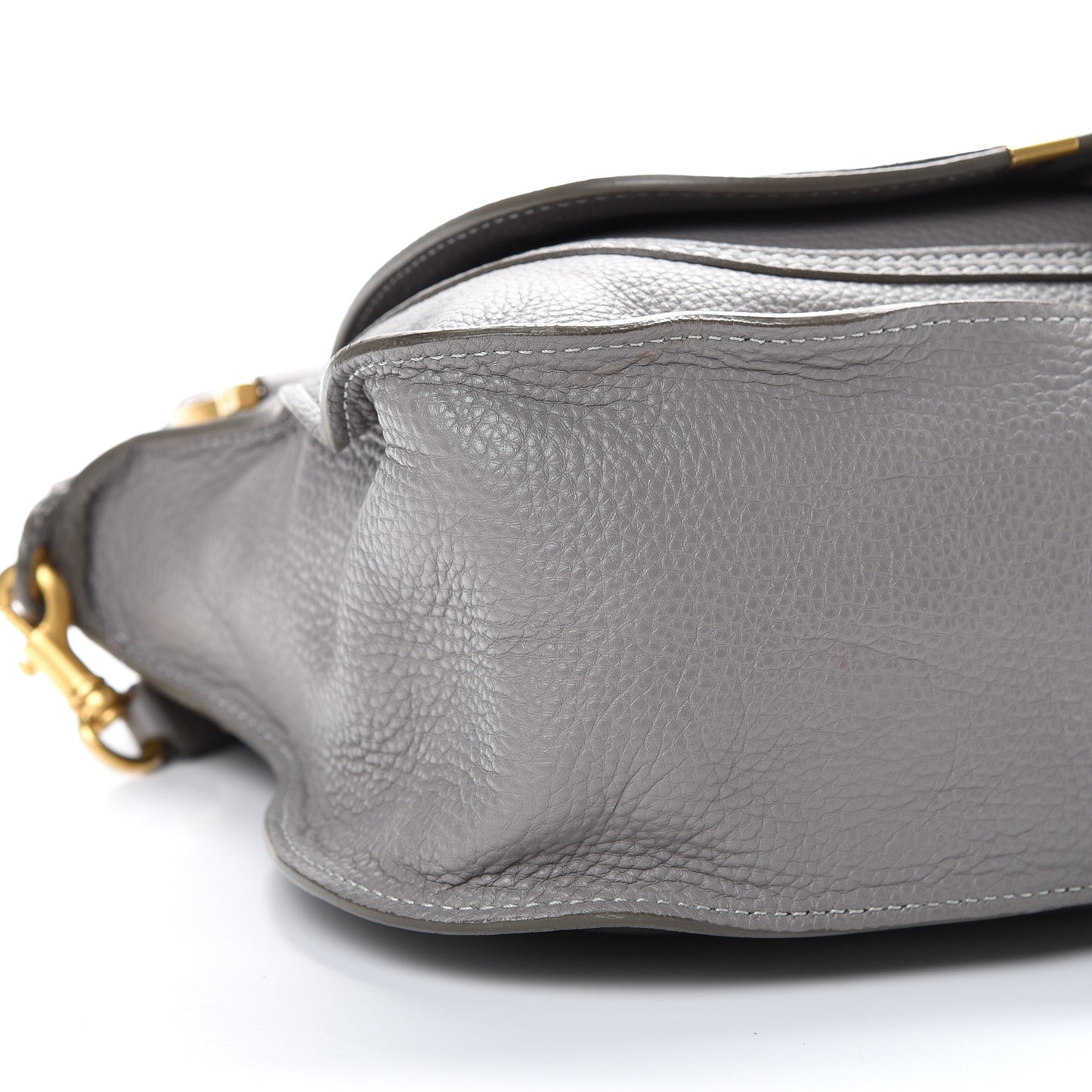 Calfskin Medium Marcie Satchel Cashmere Grey