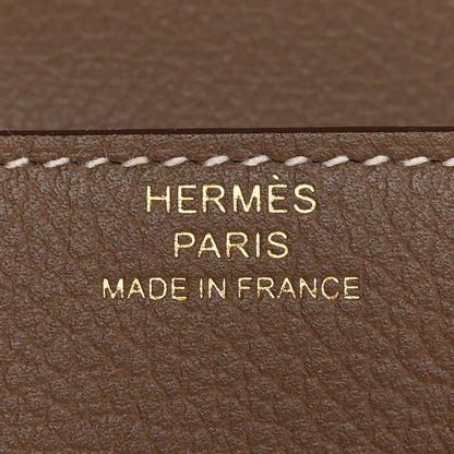 Hermes Evercolor Roulis Slim Wallet Etoupe 7 of 9