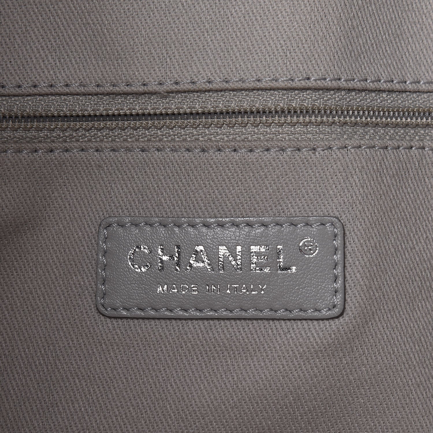 Chanel Glazed Calfskin Large Deauville Tote Black 7 of 10