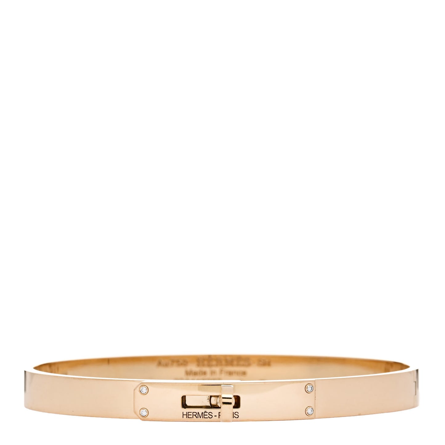 18K Yellow Gold Diamond PM Kelly Bracelet SH
