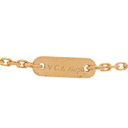 Van Cleef & Arpels 18K Yellow Gold Diamond Mini Frivole Pendant Necklace 6 of 6