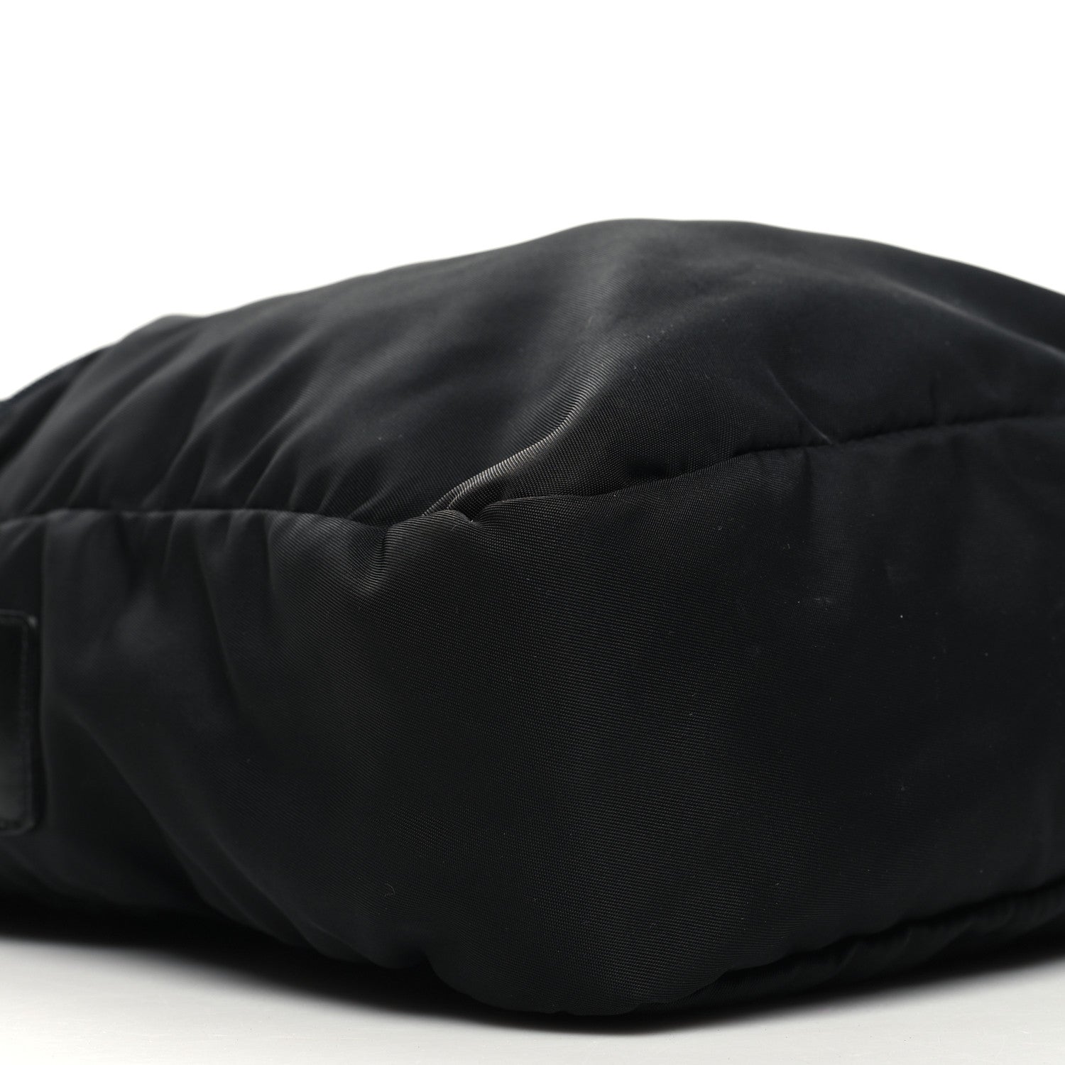 Prada Nylon Flat Messenger Bag Black 8 of 10