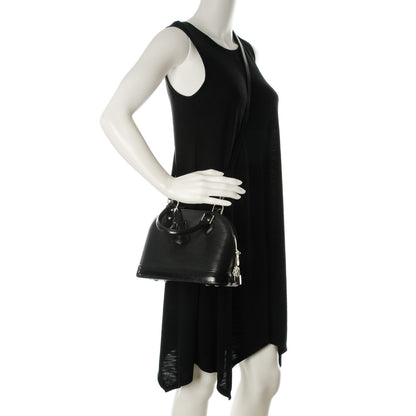 Louis Vuitton Epi Alma BB Black 2 of 8