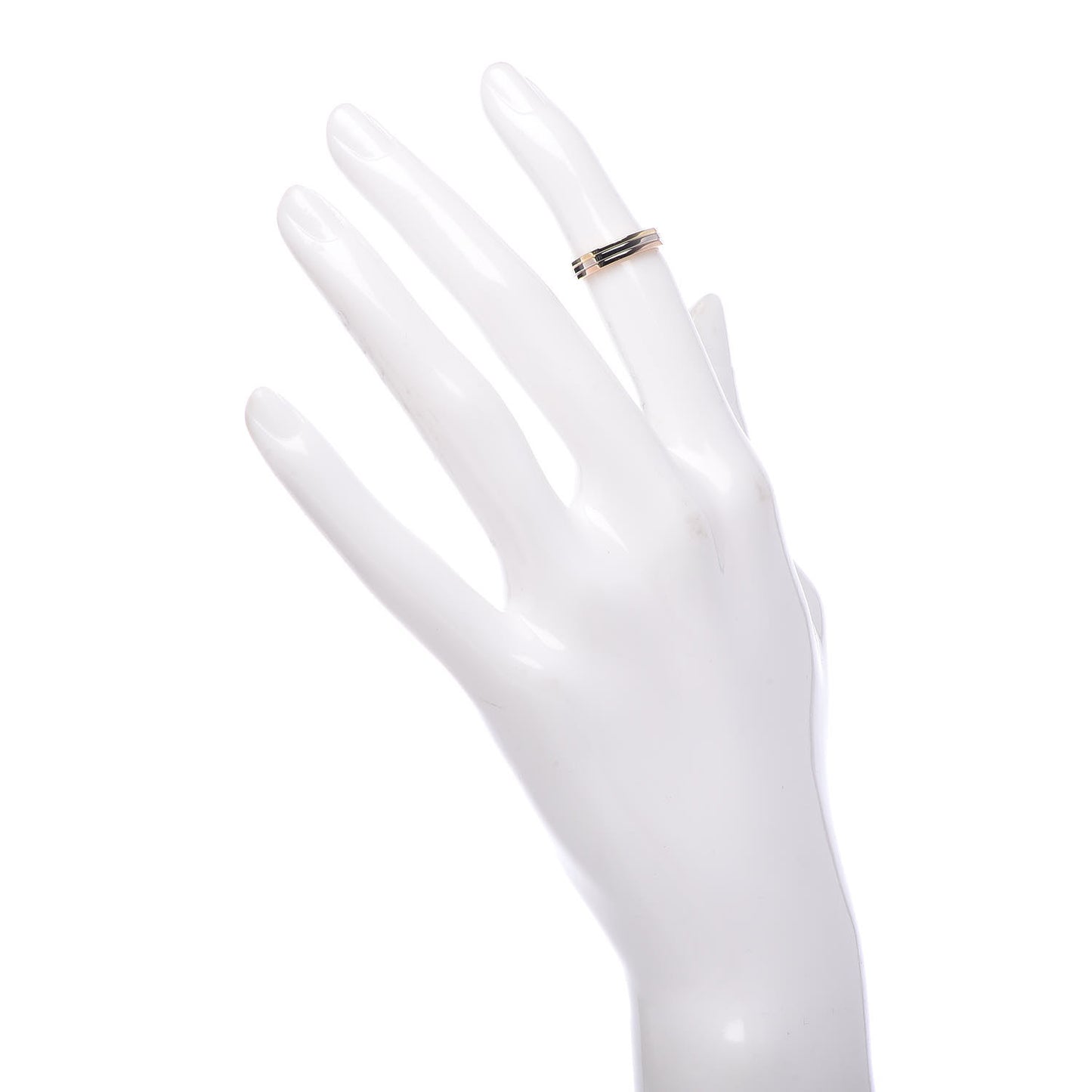 18K Pink White Yellow Gold 3.5mm Vendome Louis Cartier Wedding Band Ring 45 3.25
