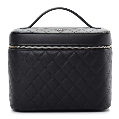 Chanel Caviar Quilted Large Vanity Pouch Black 1 of 9