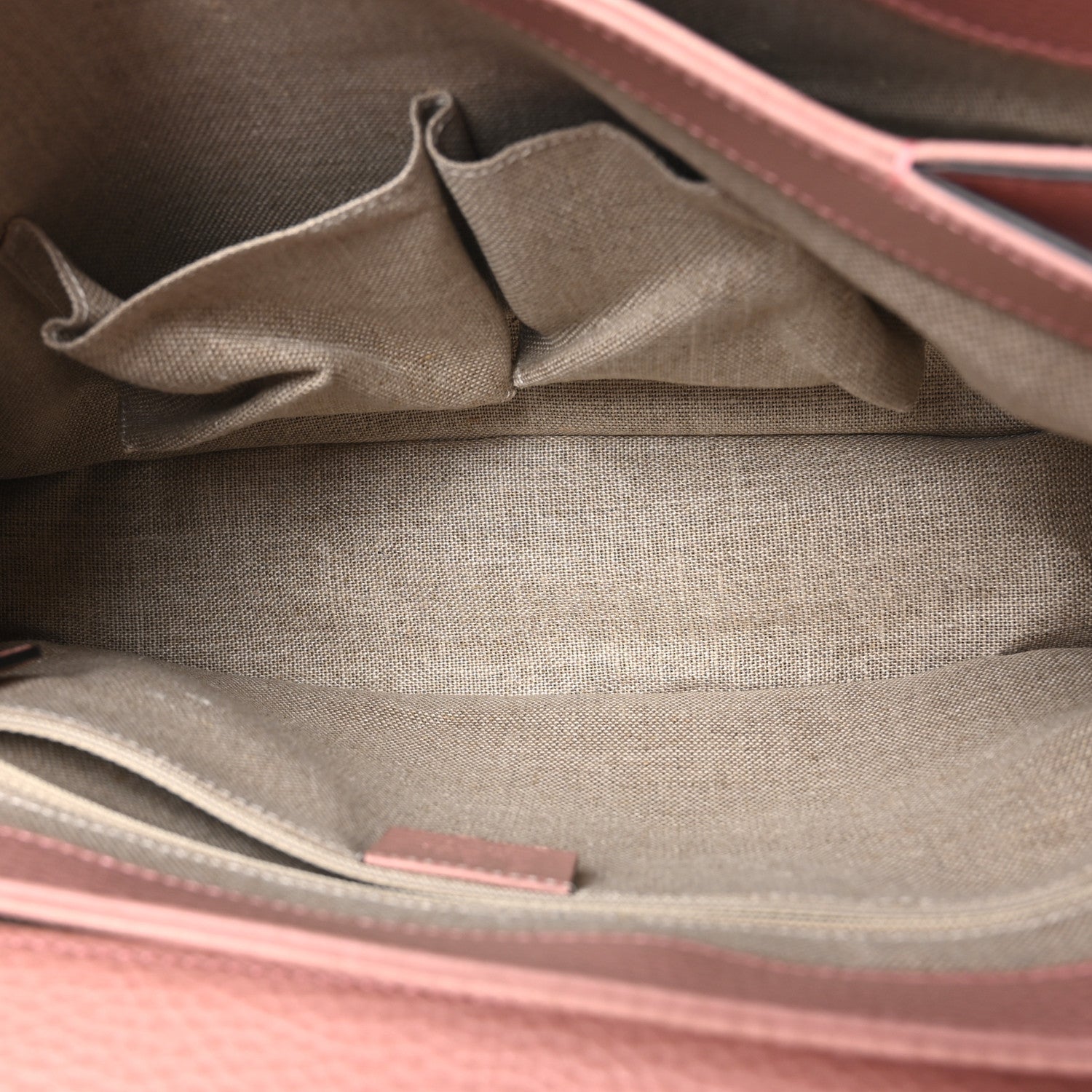 Gucci Dollar Calfskin Medium Interlocking G Top Handle Shoulder Bag Soft Pink 5 of 10