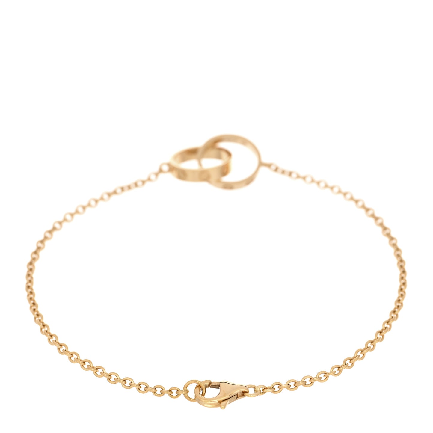 18K Yellow Gold Interlocking LOVE Bracelet