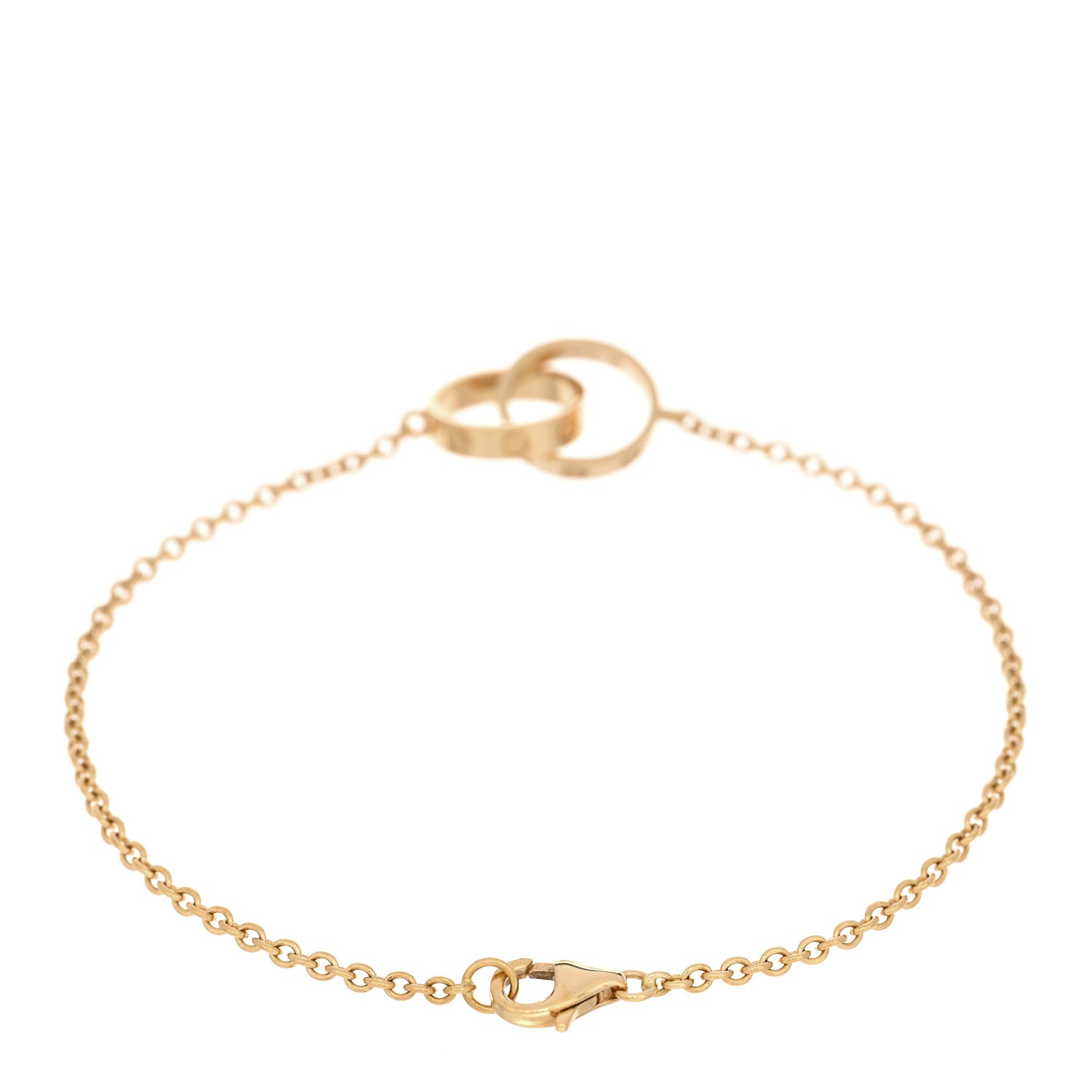 Cartier 18K Yellow Gold Interlocking LOVE Bracelet 2 of 3