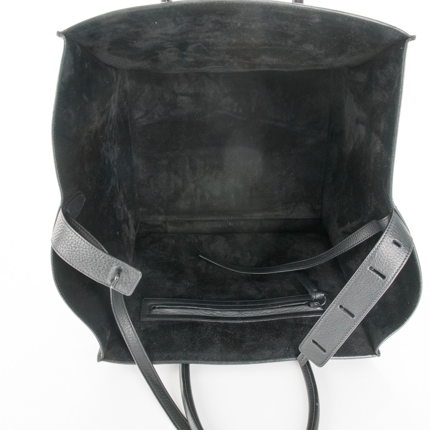 Celine Grained Calfskin Medium Phantom Luggage Black 5 of 8