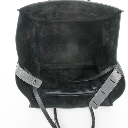 Celine Grained Calfskin Medium Phantom Luggage Black 5 of 8