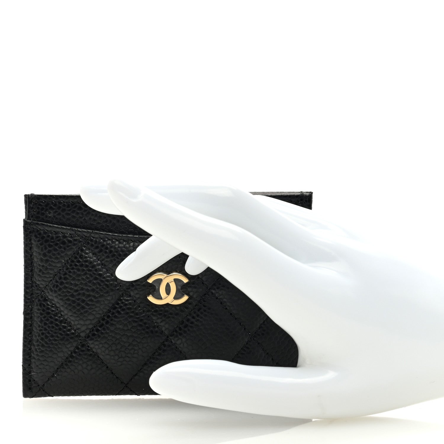 Chanel Caviar Quilted Card Holder Black 2 of 8