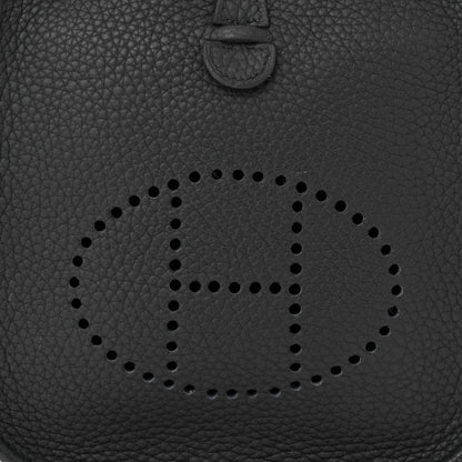 Hermes Taurillon Clemence Evelyne TPM Black 8 of 11