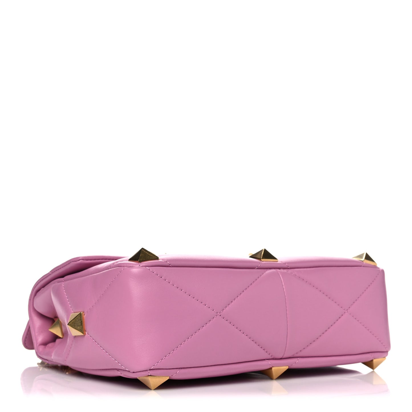Nappa Large Roman Stud Shoulder Bag Giacinto