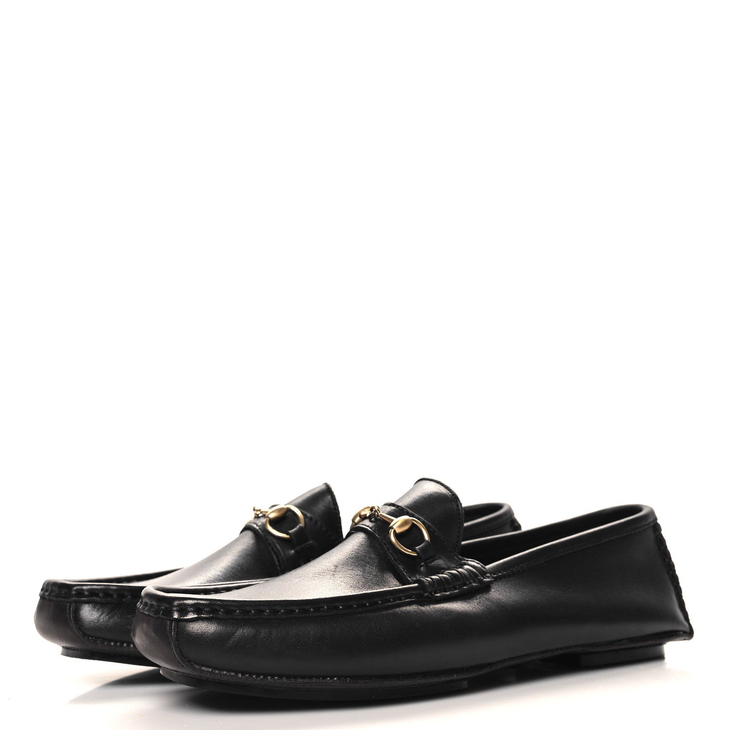 Gucci Calfskin Mens Horsebit Loafers 10 Brown 4 of 9