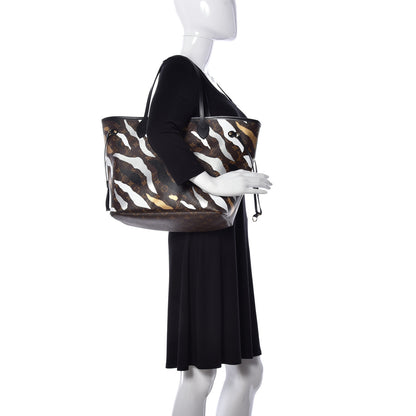 Louis Vuitton X LOL Monogram Neverfull MM Gold Silver 2 of 10