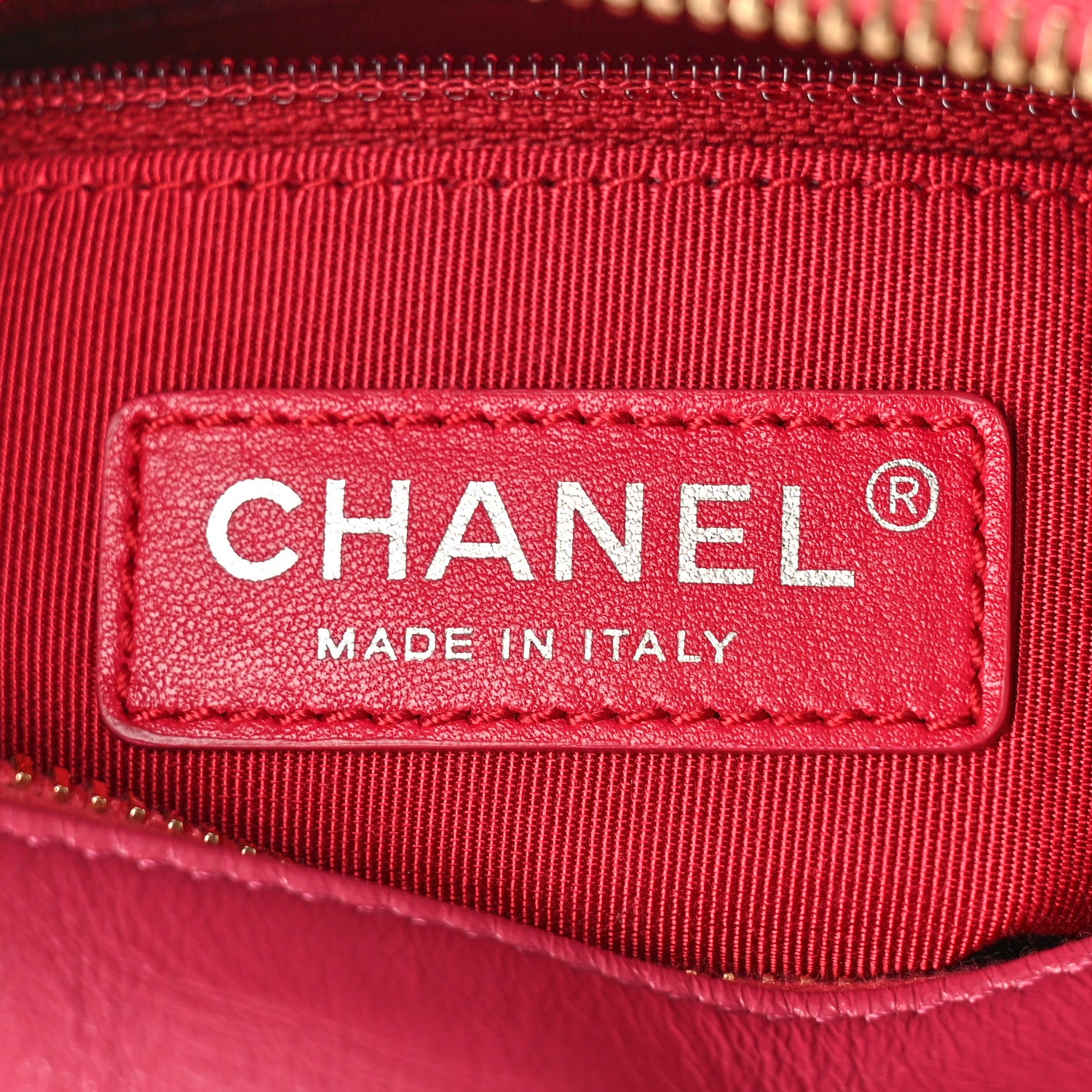 Chanel Aged Calfskin Chevron Quilted Small Gabrielle Hobo Dark Pink 6 of 10