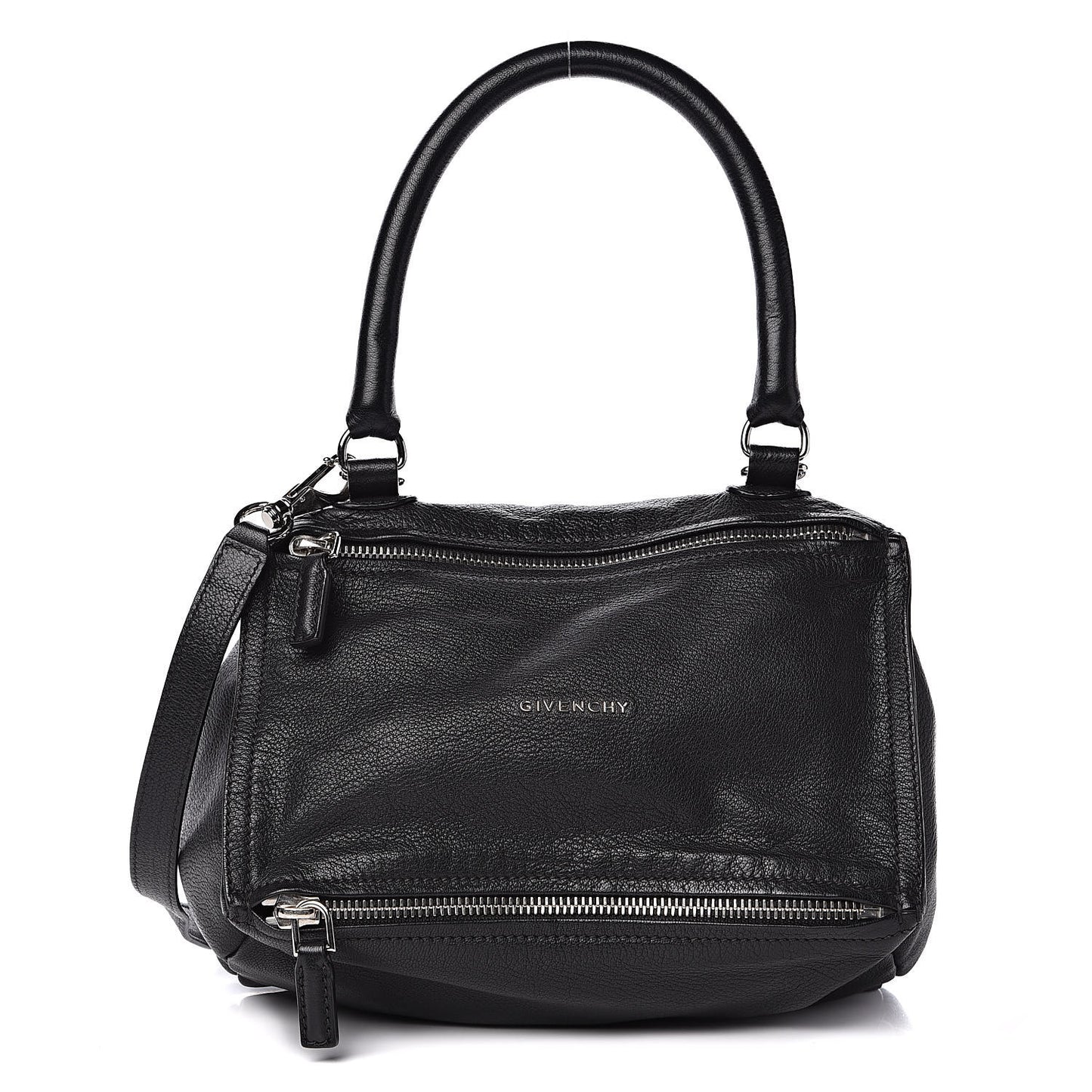 Sugar Goatskin Small Pandora Black