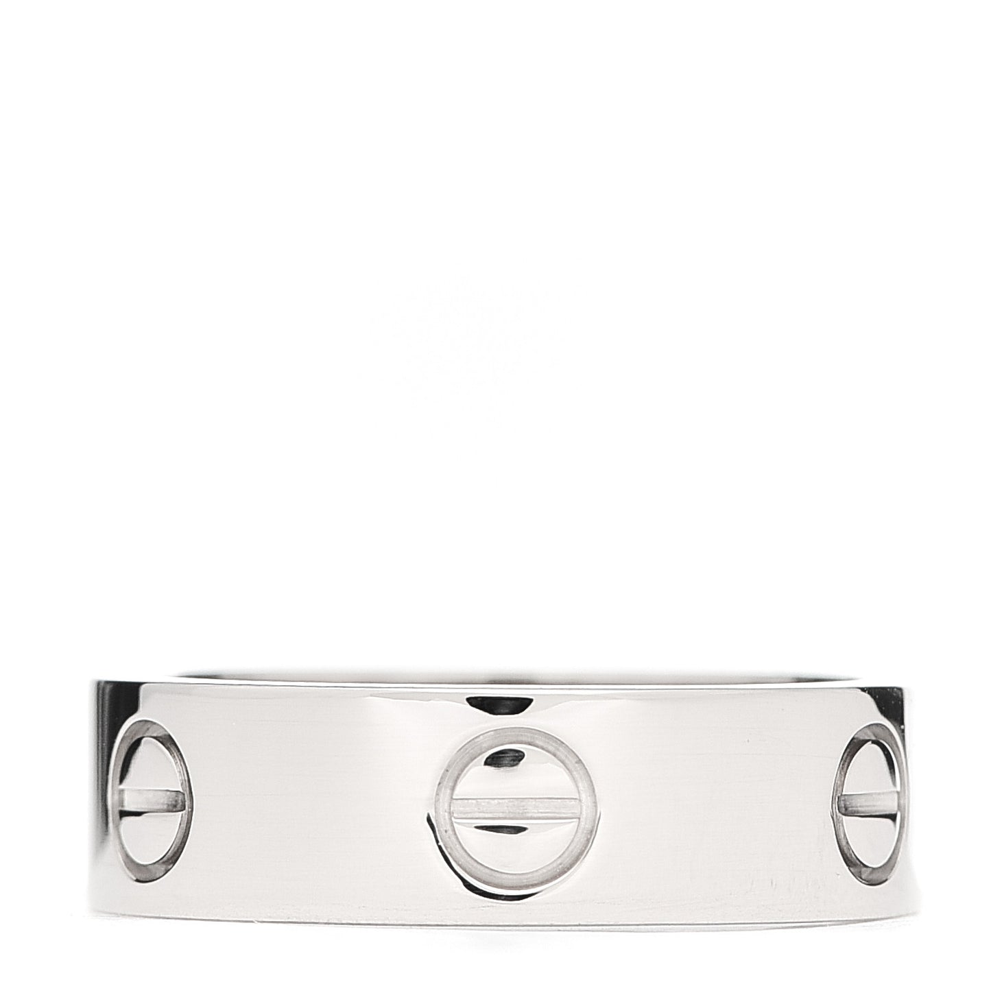 18K White Gold 6mm LOVE Ring 58 8.25