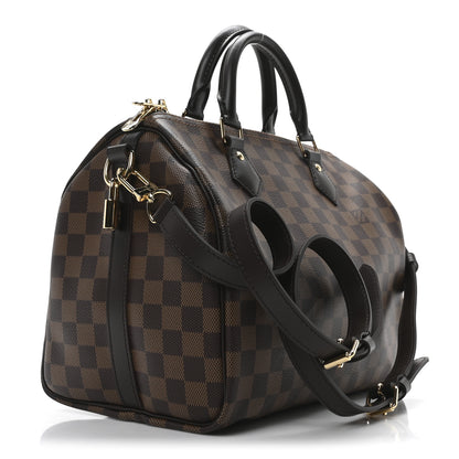 Louis Vuitton Damier Ebene Speedy Bandouliere 30 3 of 9