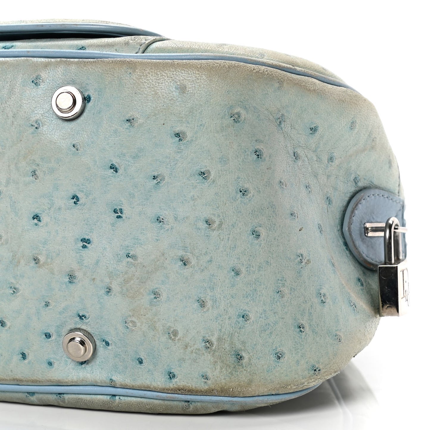 Ostrich Saddle Bowler Blue