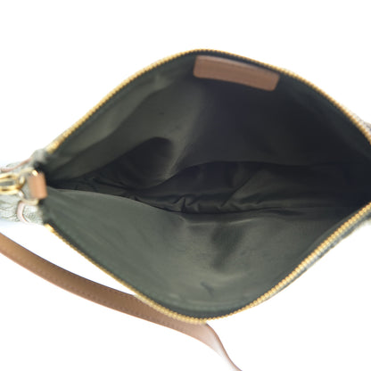 Christian Dior Monogram Mini Saddle Pochette Green 5 of 15
