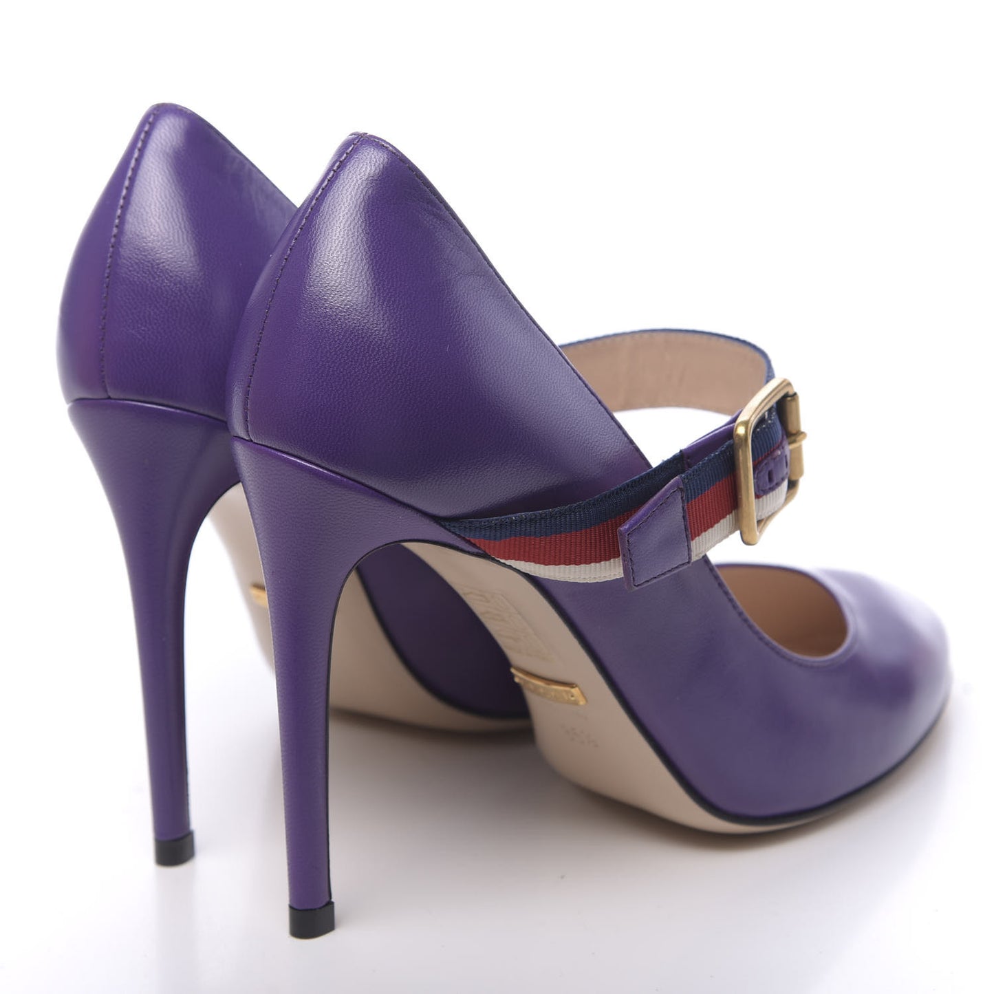 Malaga Kid Sylvie High Heel Pumps 35.5 Shine Purple