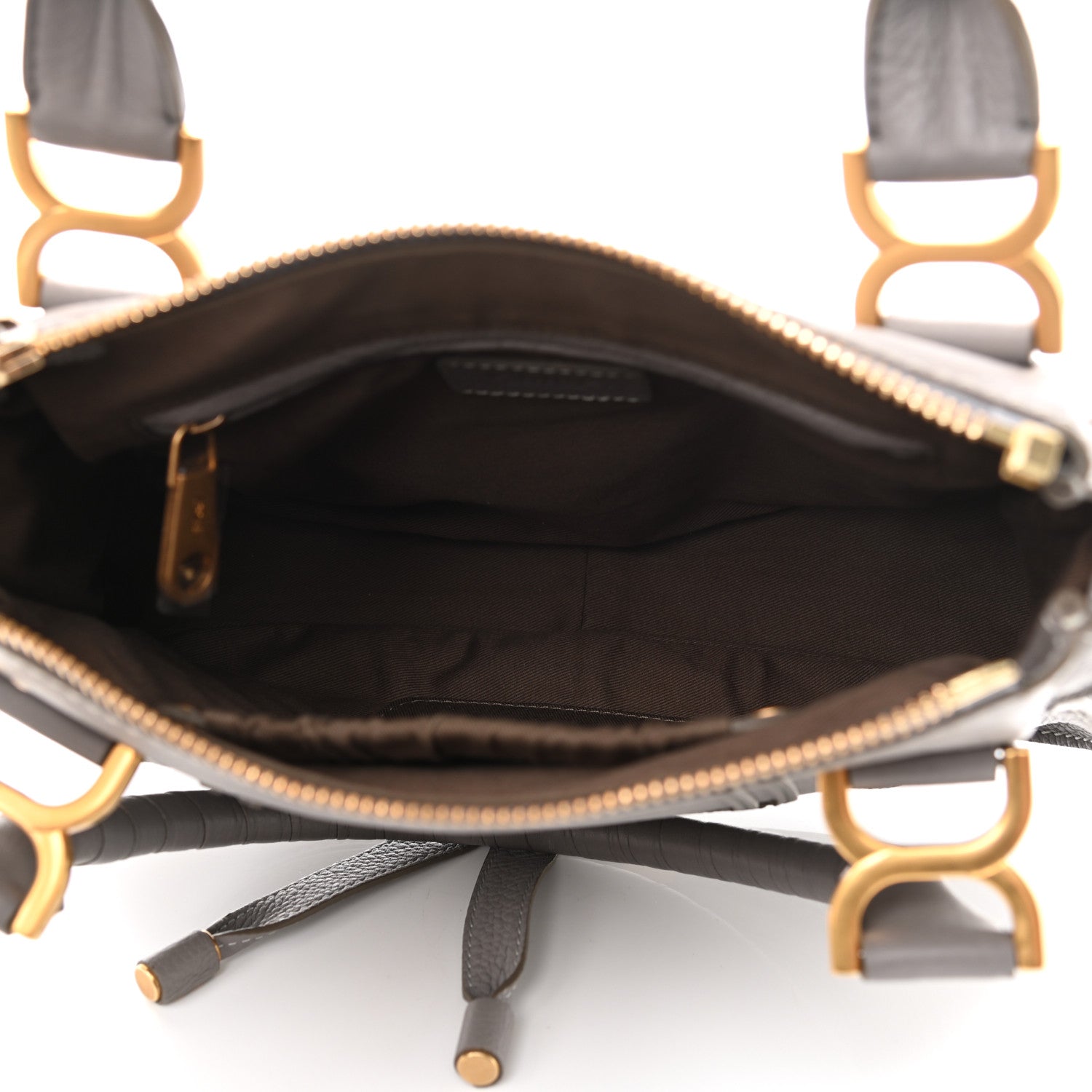 Chloe Calfskin Small Marcie Satchel Cashmere Grey 4 of 10