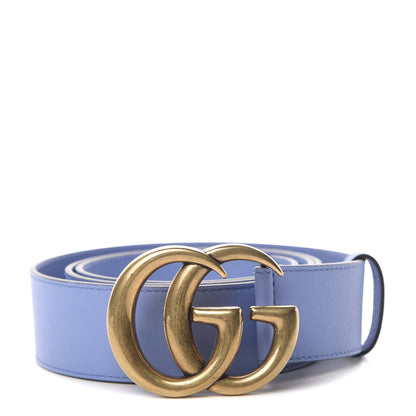 Gucci Calfskin Double G 40mm Belt 105 42 Clear Sky Blue 1 of 5