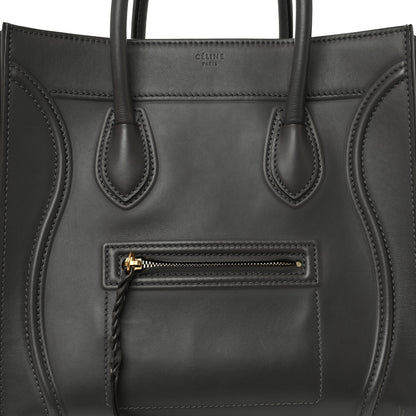 Celine Smooth Calfskin Medium Phantom Luggage Grey 8 of 11