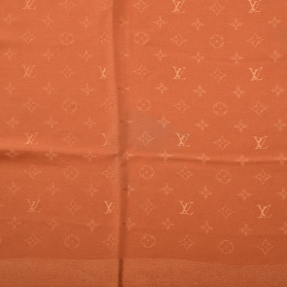 Louis Vuitton Silk Monogram Monaco Scarf Orange 5 of 7