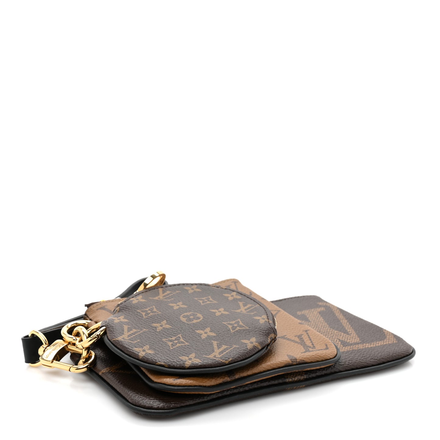 Reverse Monogram Giant Trio Pouch