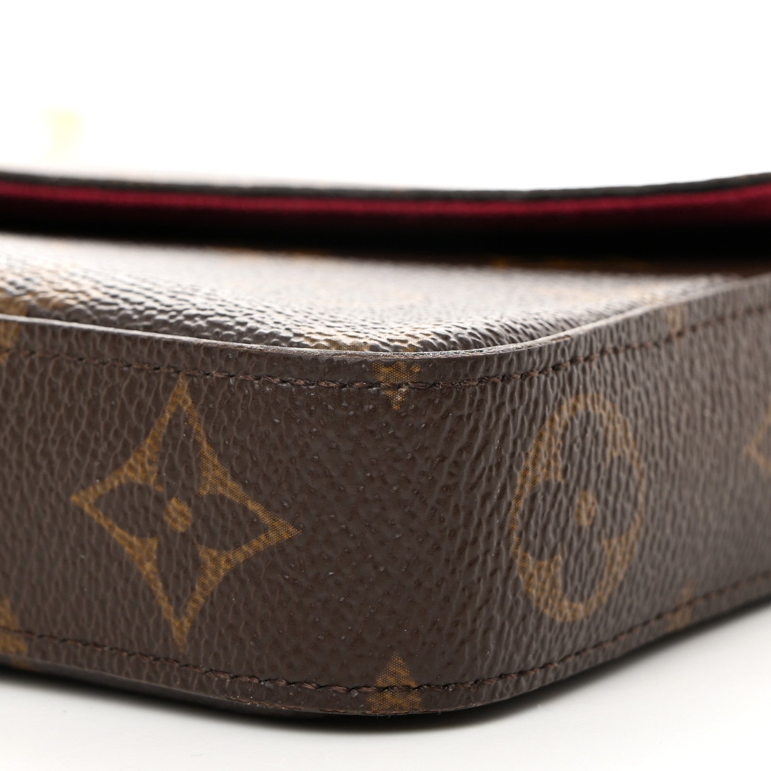 Louis Vuitton LOUIS VUITTON Monogram Pochette Felicie Chain Wallet Fuchsia 11 of 11