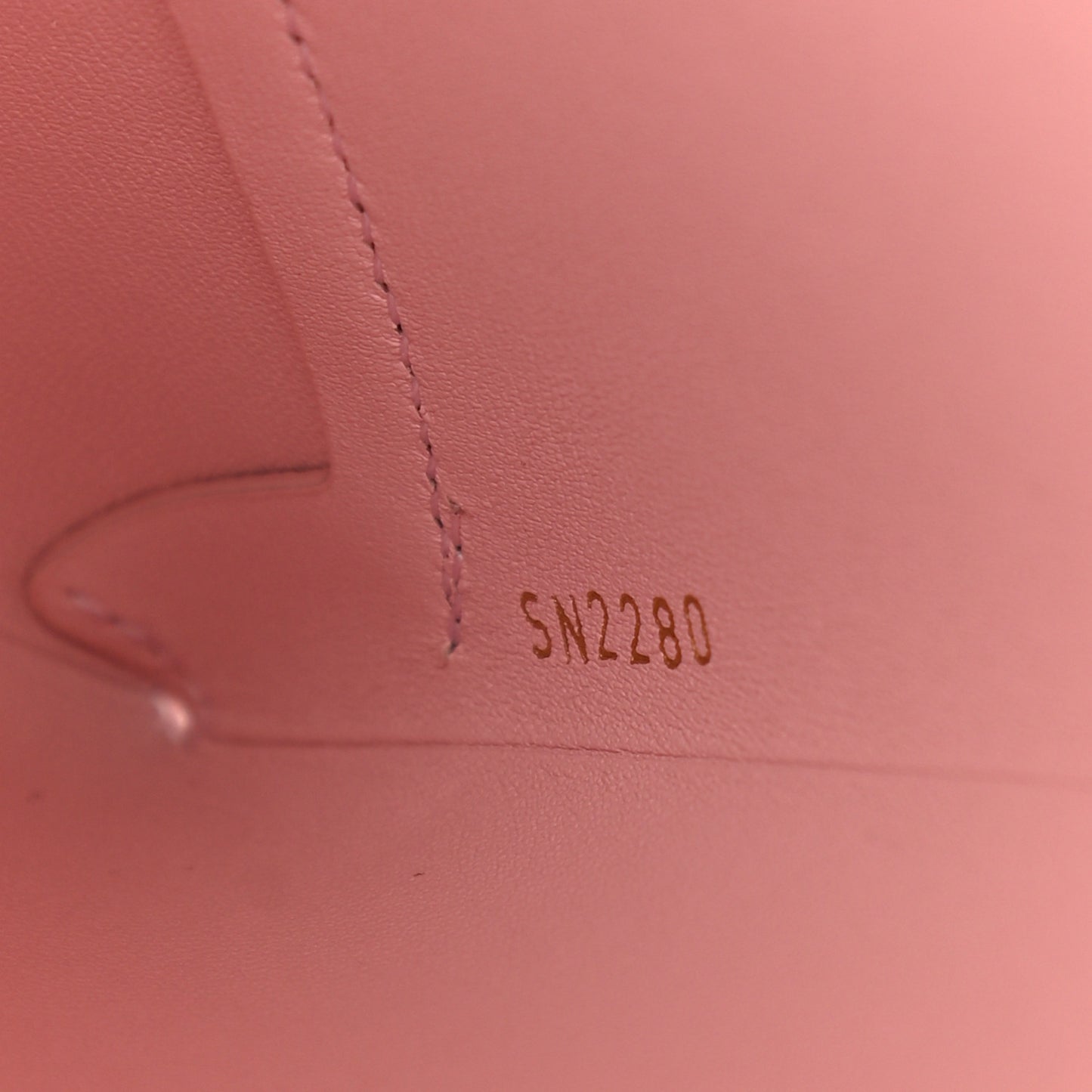 Monogram Large Kirigami Pochette Insert Rose Ballerine