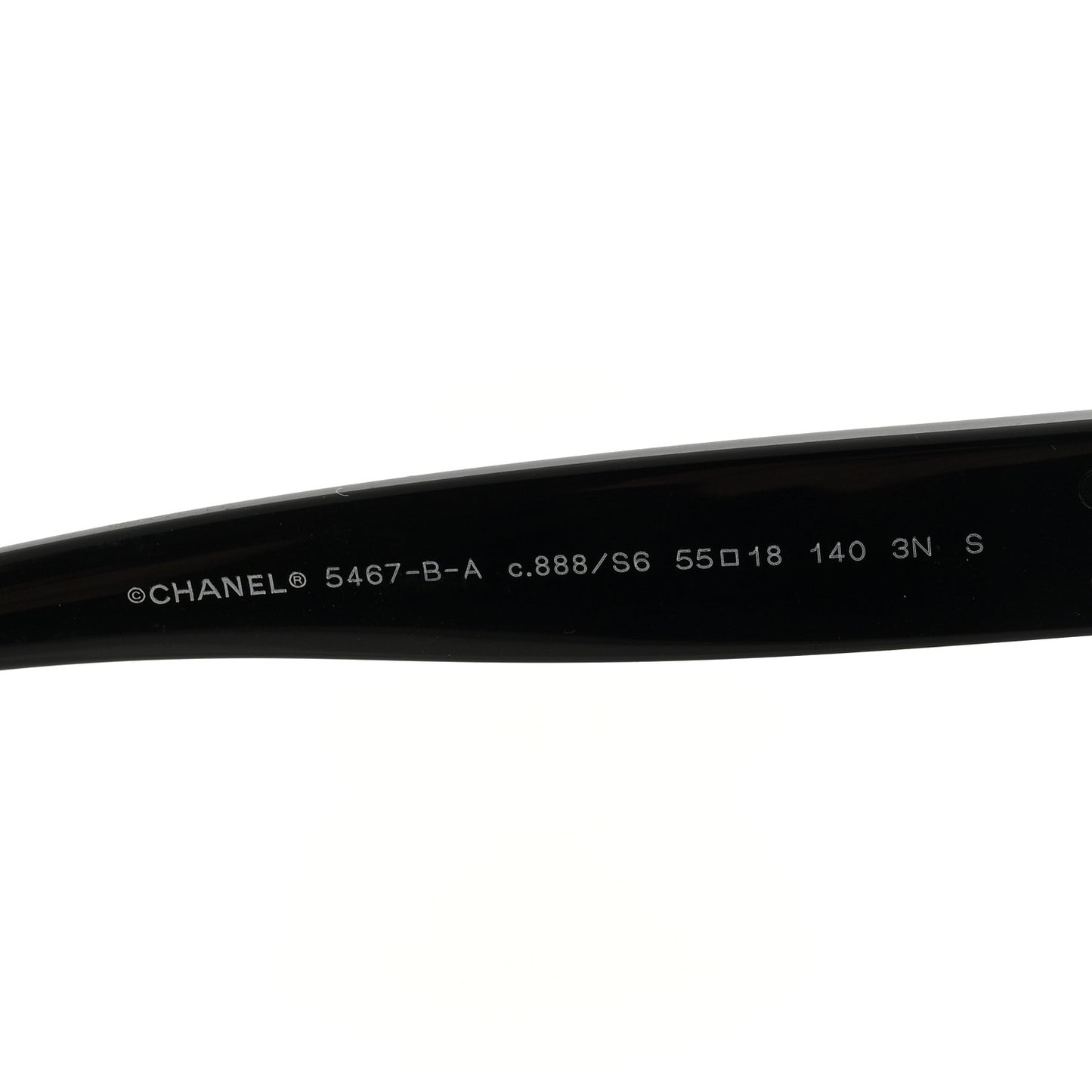 Acetate Strass Pilot Sunglasses 5467-B-A Black
