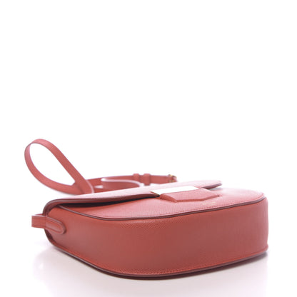 Celine Grained Calfskin Small Trotteur Terracotta 3 of 9