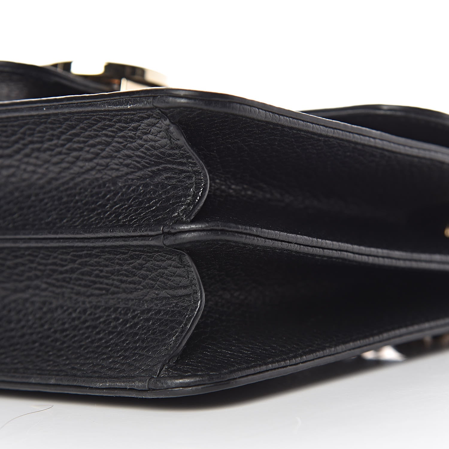 Gucci Dollar Calfskin Small Interlocking G Shoulder Bag Black 10 of 10