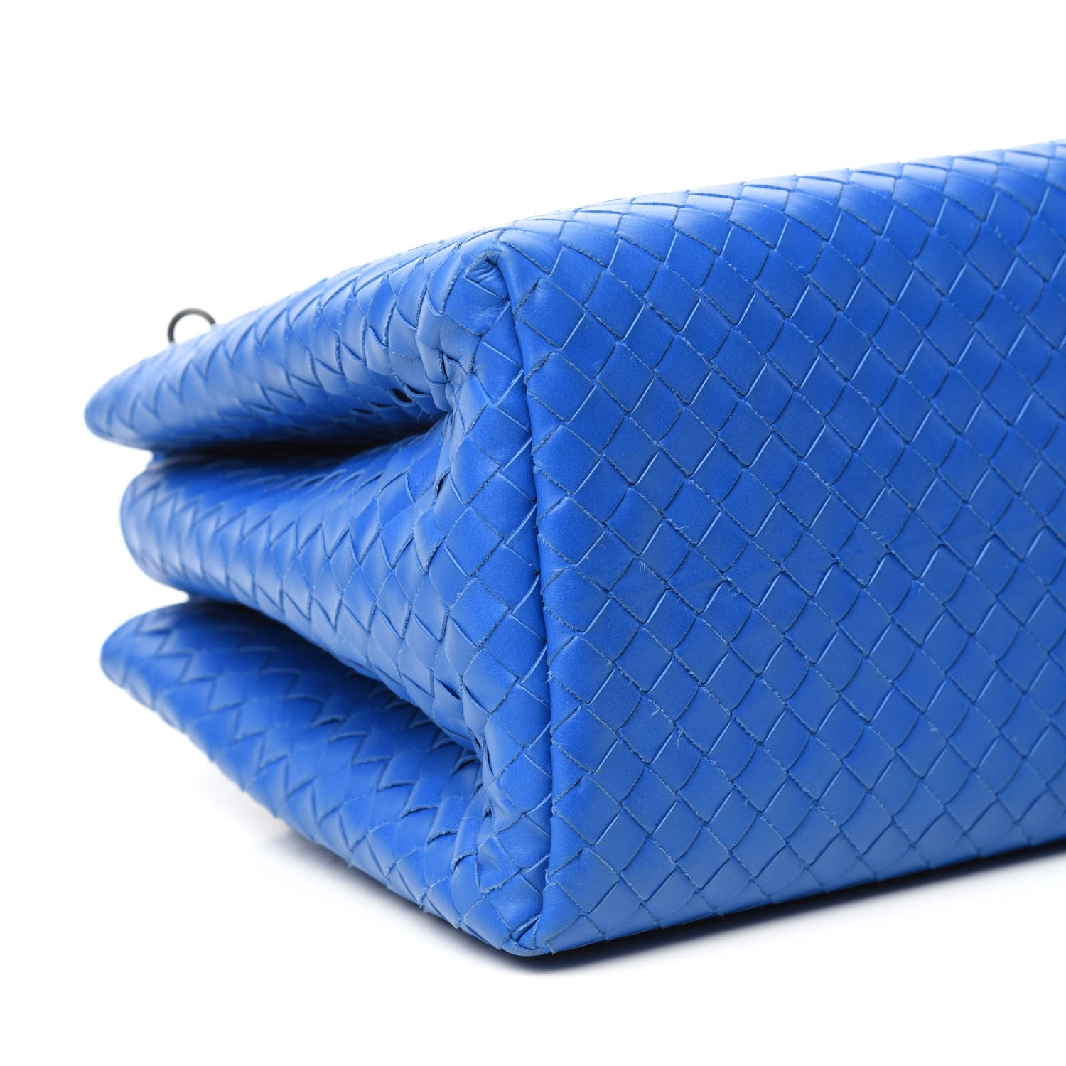 Bottega Veneta Light Calf Intrecciato Small Roma Signal Blue 6 of 12
