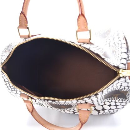 Louis Vuitton Monogram Kusama Town Speedy 30 White 5 of 7