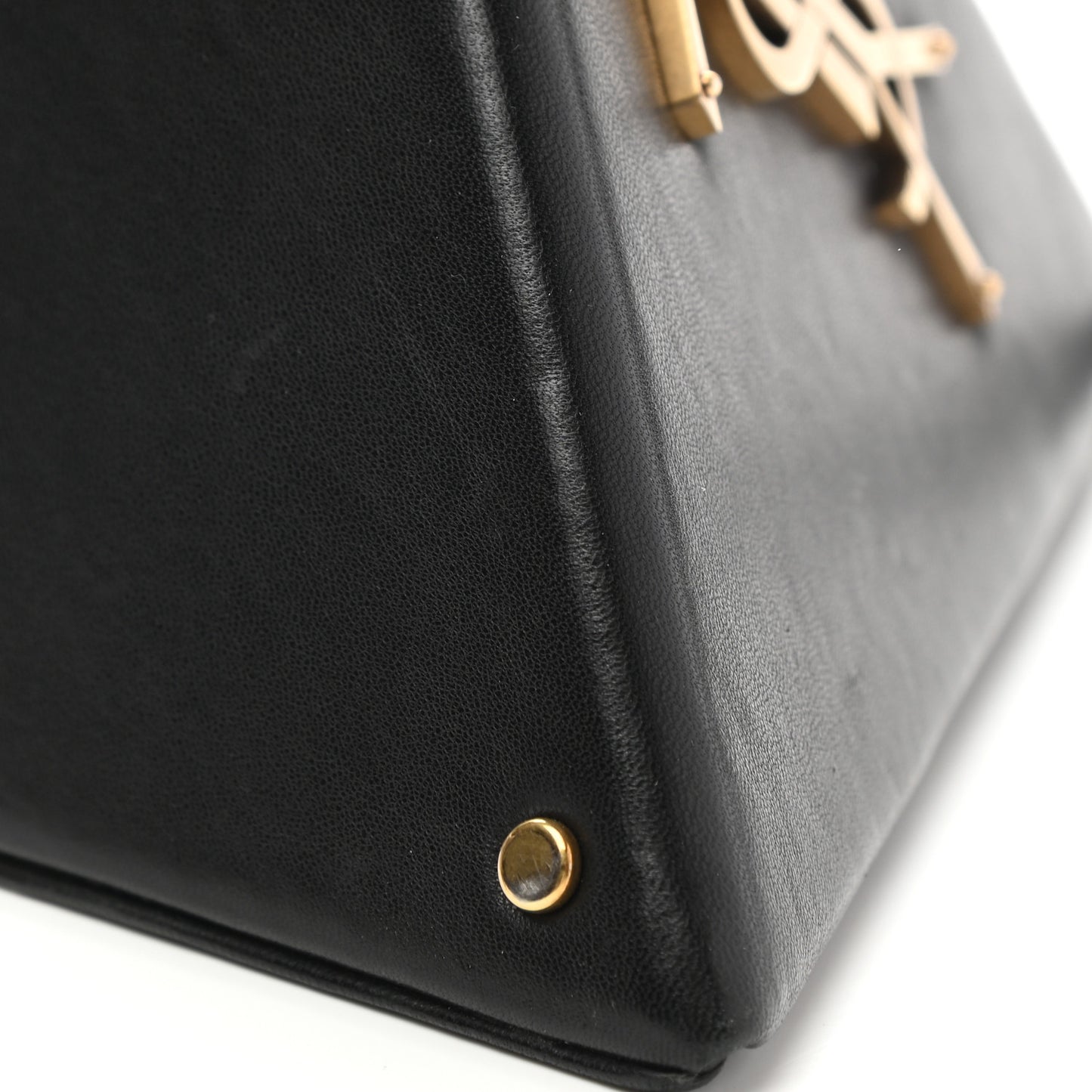 Lambskin Pyramid Clutch Black