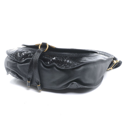 Chloe Python Medium Marcie Hobo Black 4 of 8