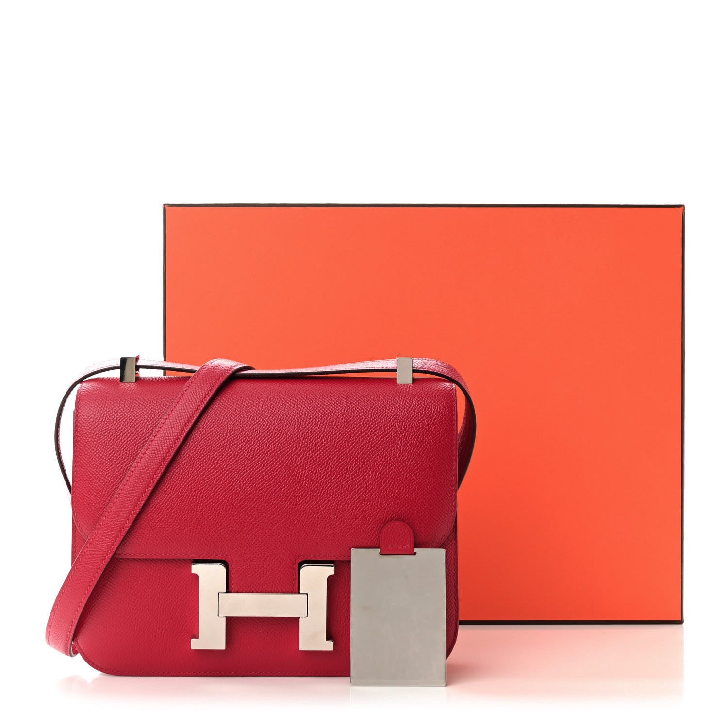 Hermes Epsom Constance 1-24 Rouge Casaque 11 of 11